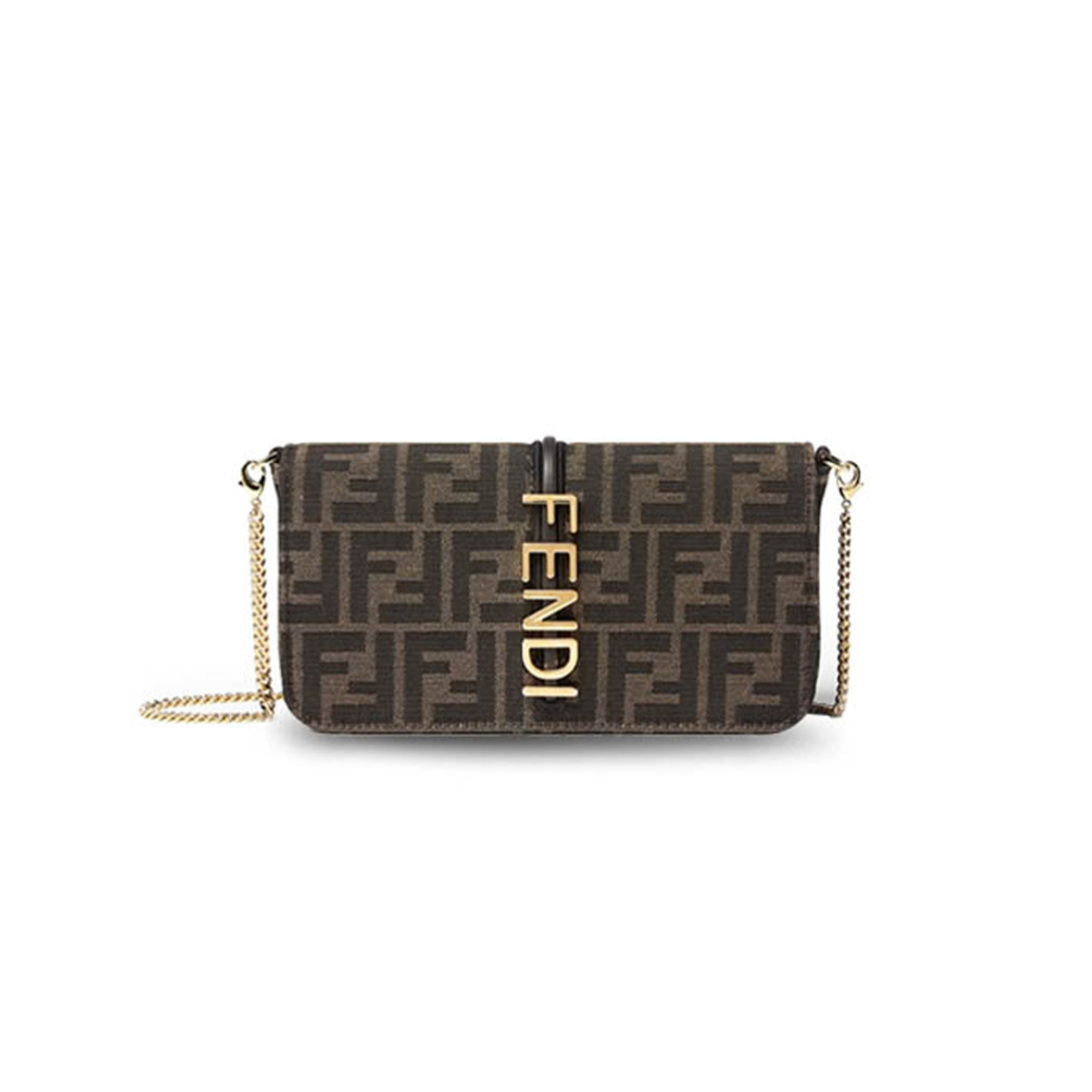 FENDI GRAPHY WALLET ON CHAIN (21*11*4cm) 